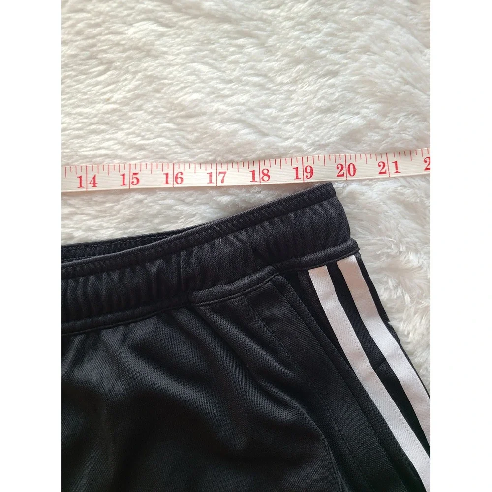 Adidas Mens Aeroready 3 Stripe Athletic Shorts Black 3XL Regular Fit